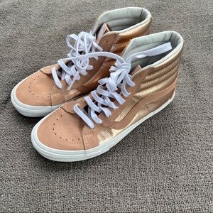 Vans Sk8-Hi Women’s Rose Gold Sneakers Size: 8.5
